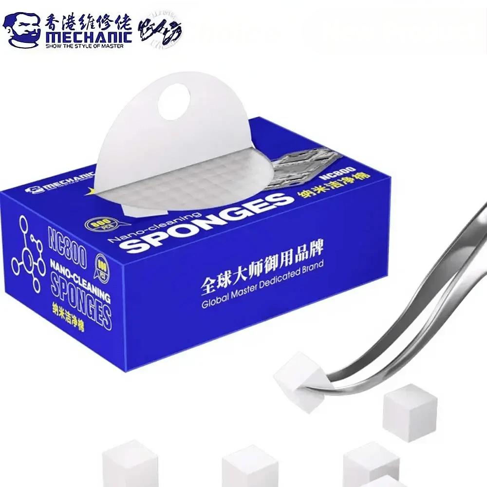 MECHANIC NC800 Nano Cleaning Sponges for PCB Motherboard Cleaning 800Pcs - THE TECH STATION UK